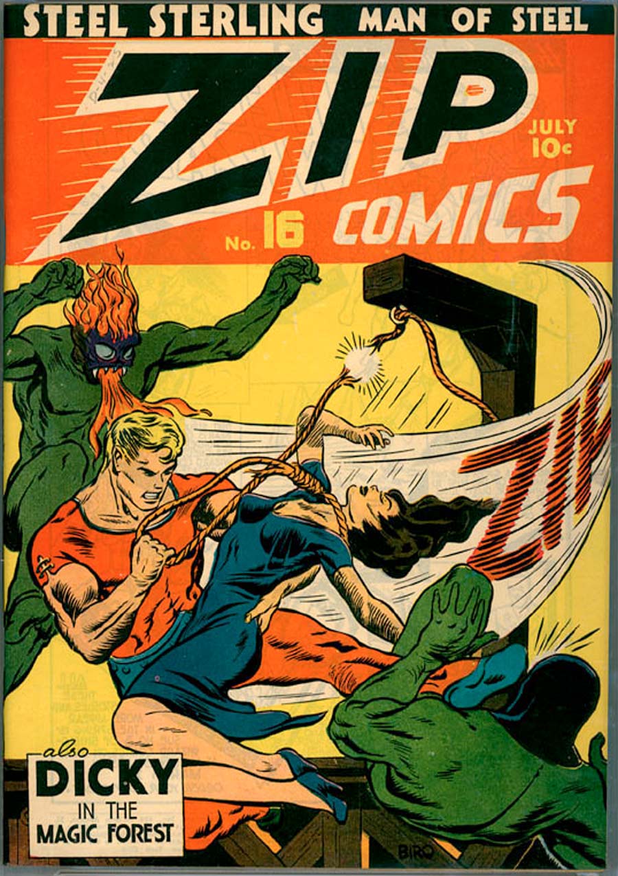 Book Cover For Zip Comics 16
