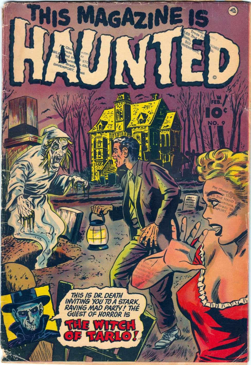 Comic Book Cover For This Magazine Is Haunted 9