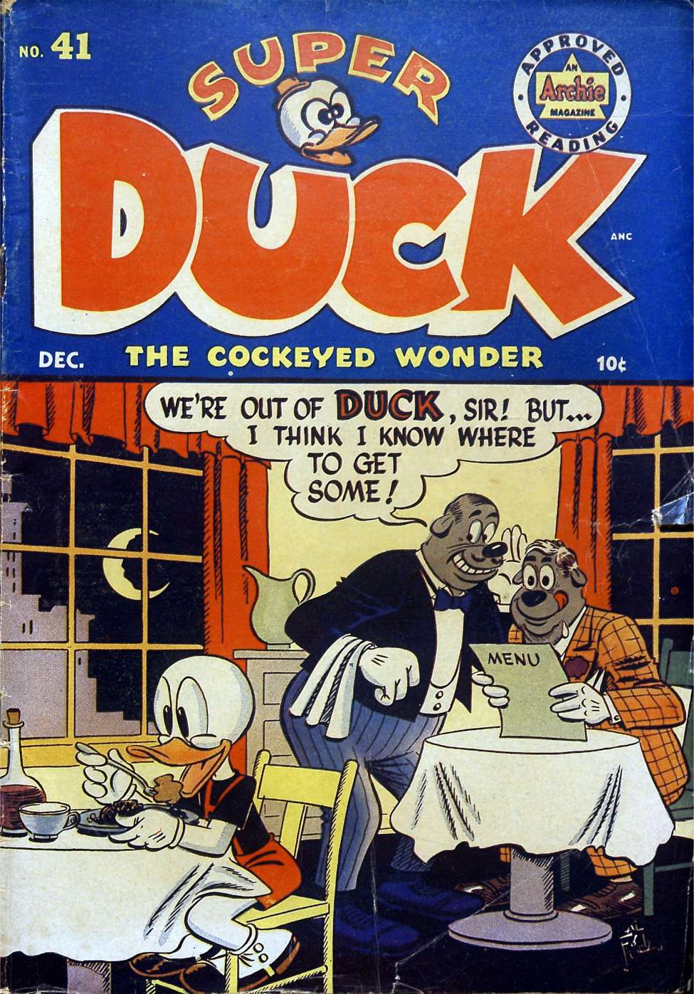 Comic Book Cover For Super Duck 41