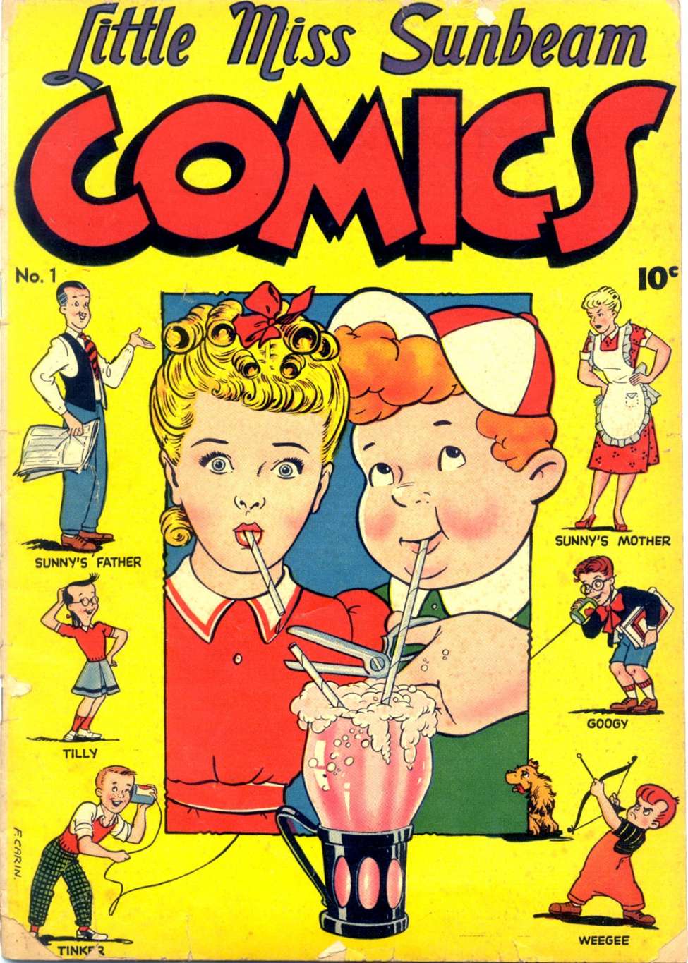Comic Book Cover For Little Miss Sunbeam 1