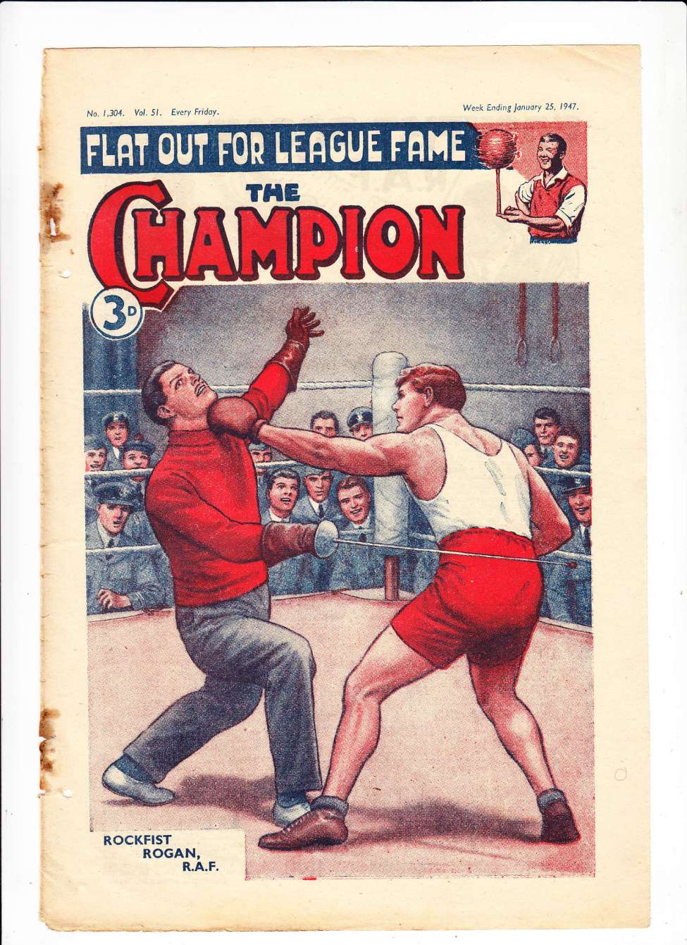 Comic Book Cover For The Champion 1304