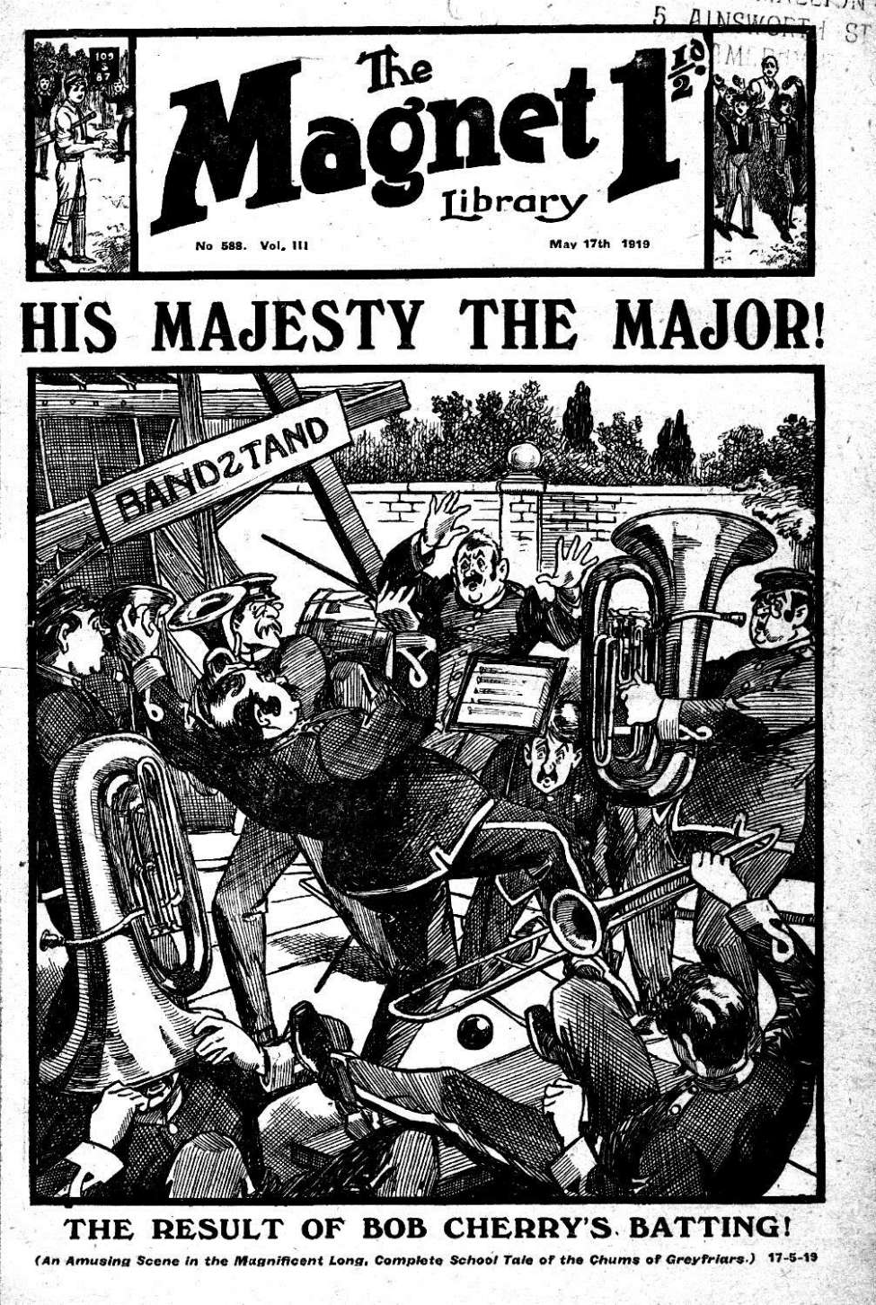 Book Cover For The Magnet 588 - His Majesty's the Major