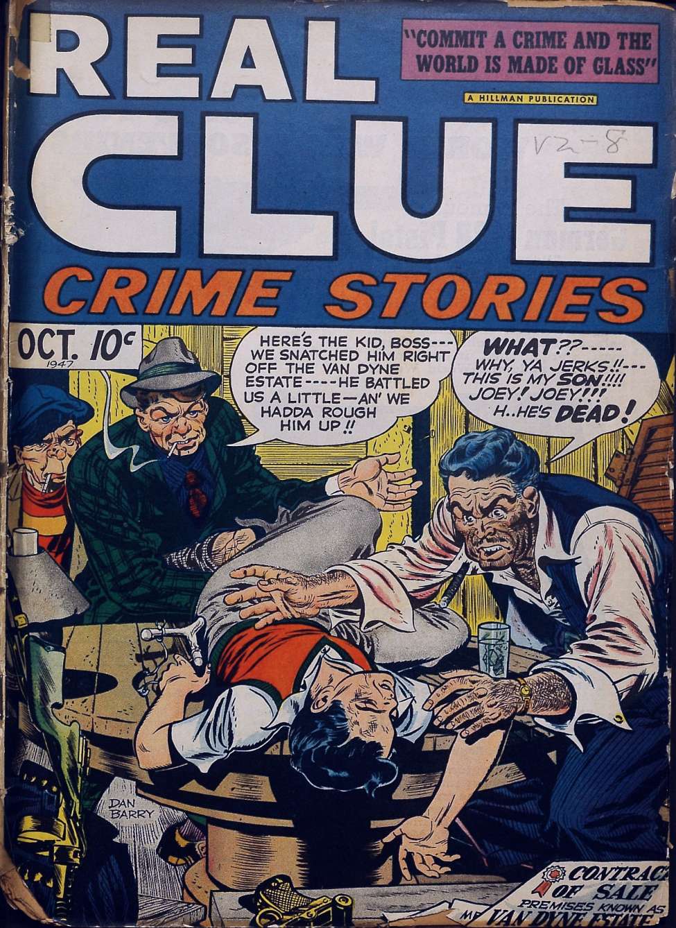 Book Cover For Real Clue Crime Stories v2 8