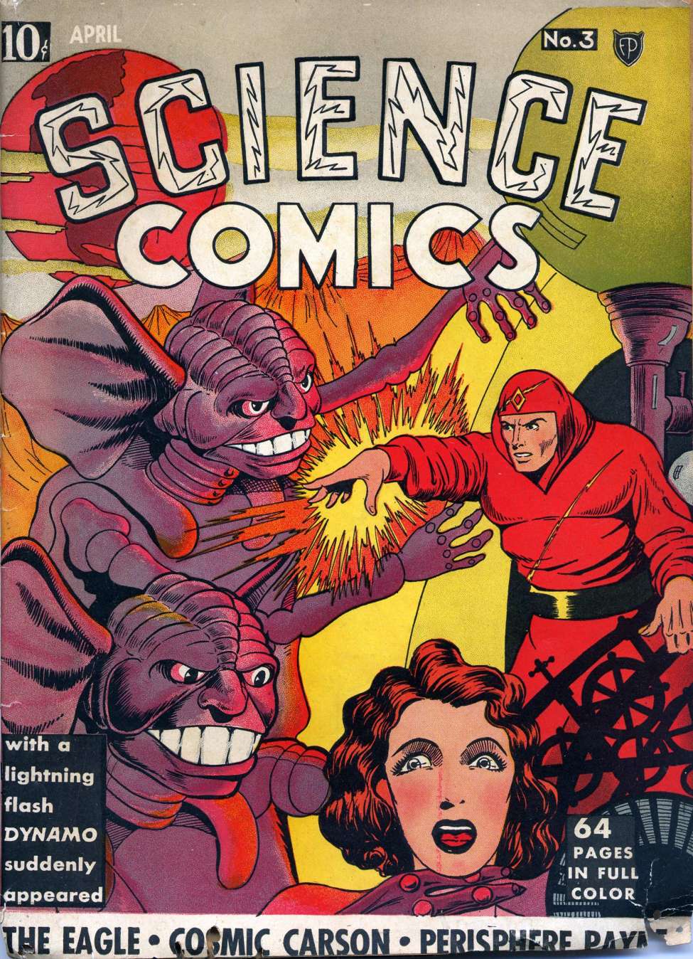Comic Book Cover For Science Comics 3