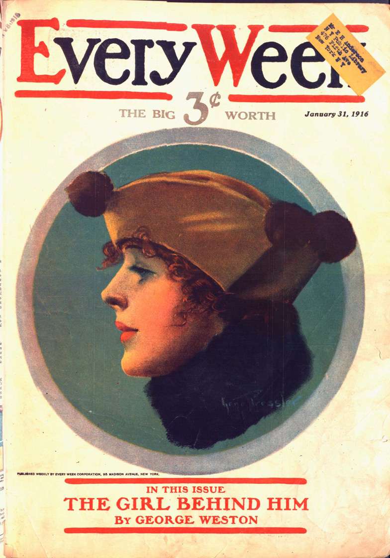 Book Cover For Every Week v2 5 - The Girl Behind Him - George Weston