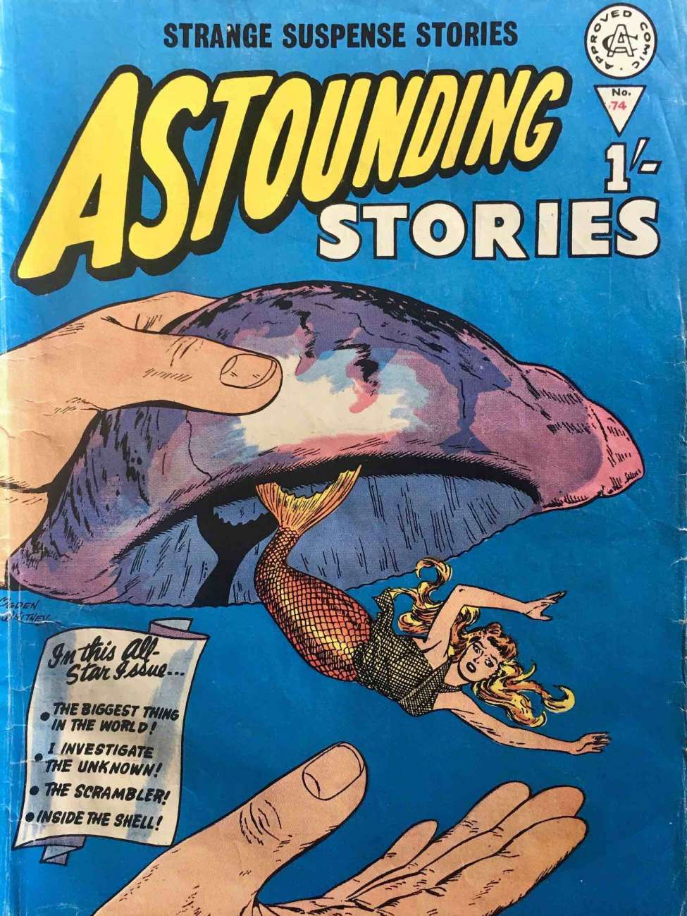 Book Cover For Astounding Stories 74