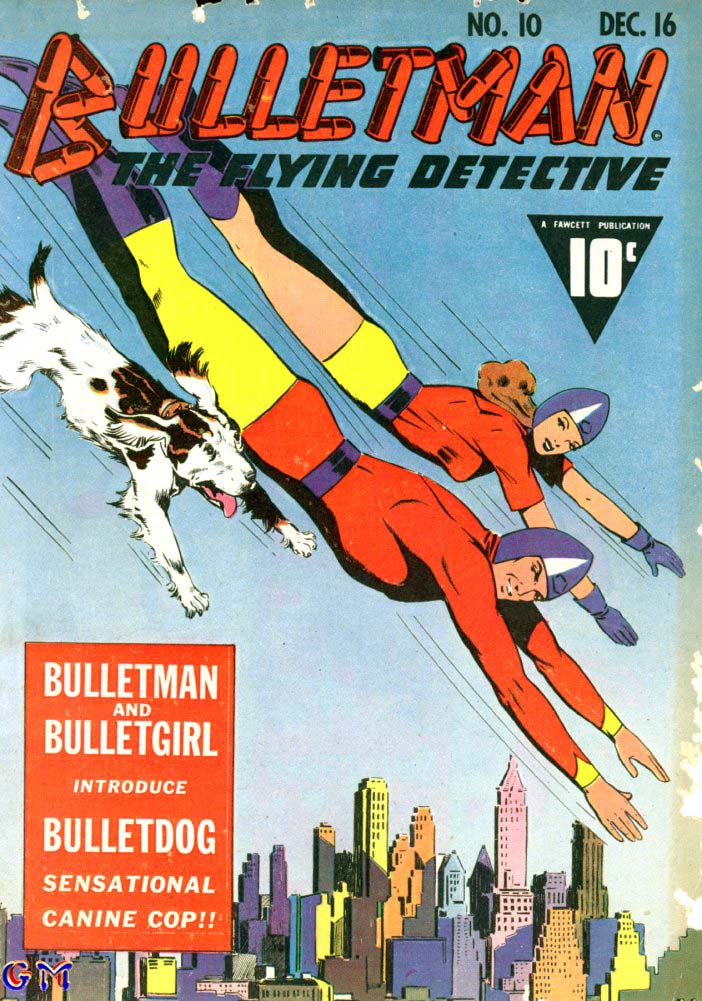 Comic Book Cover For Bulletman 10 - Version 1