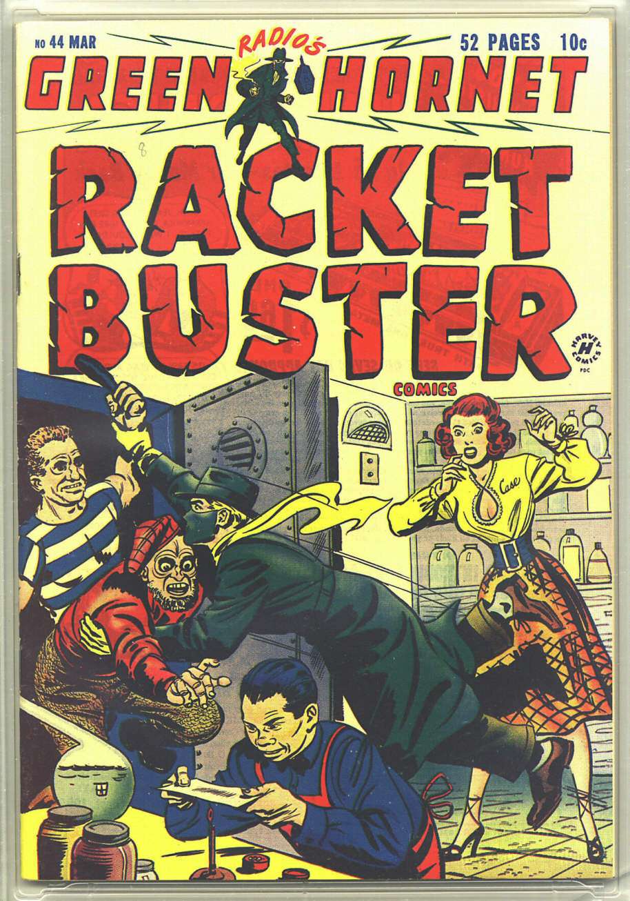 Comic Book Cover For Green Hornet, Racket Buster 44