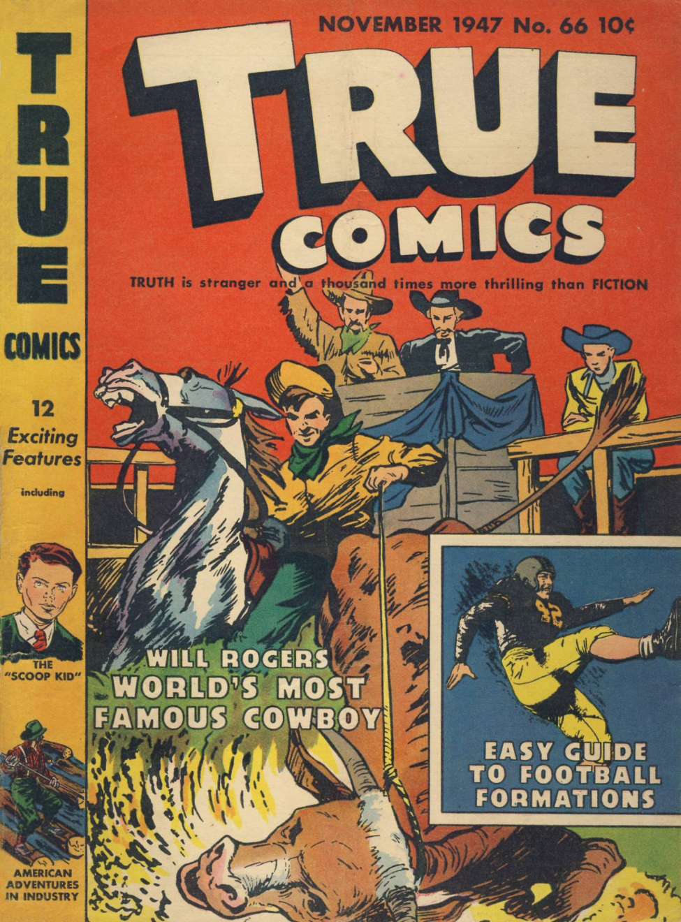 Comic Book Cover For True Comics 66