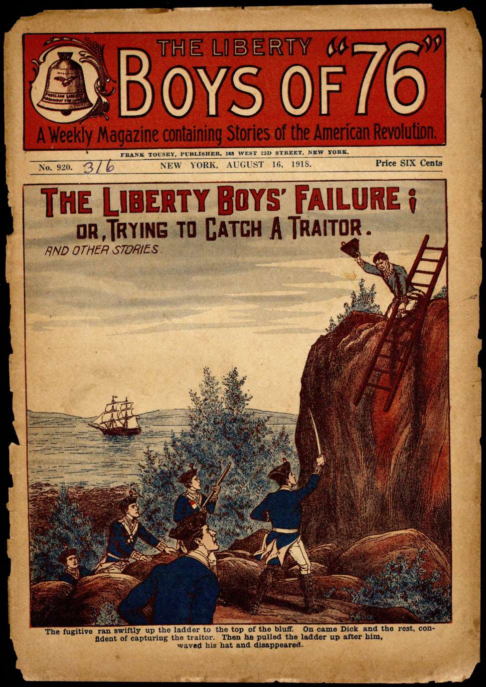 Book Cover For The Liberty Boys of 76 920 - The Liberty Boys' Failure