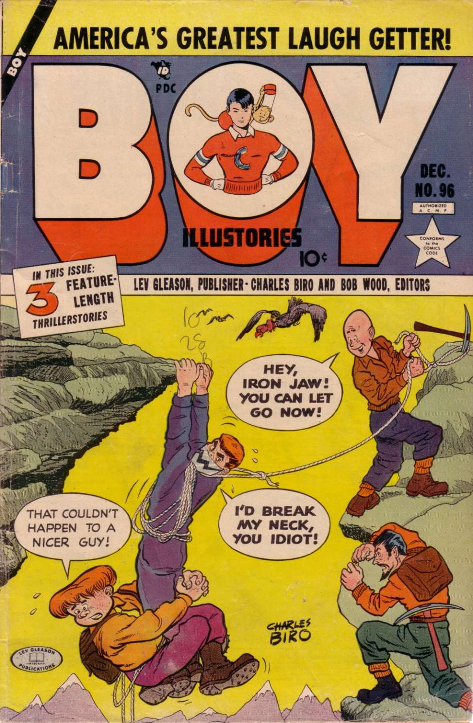 Comic Book Cover For Boy Comics 96