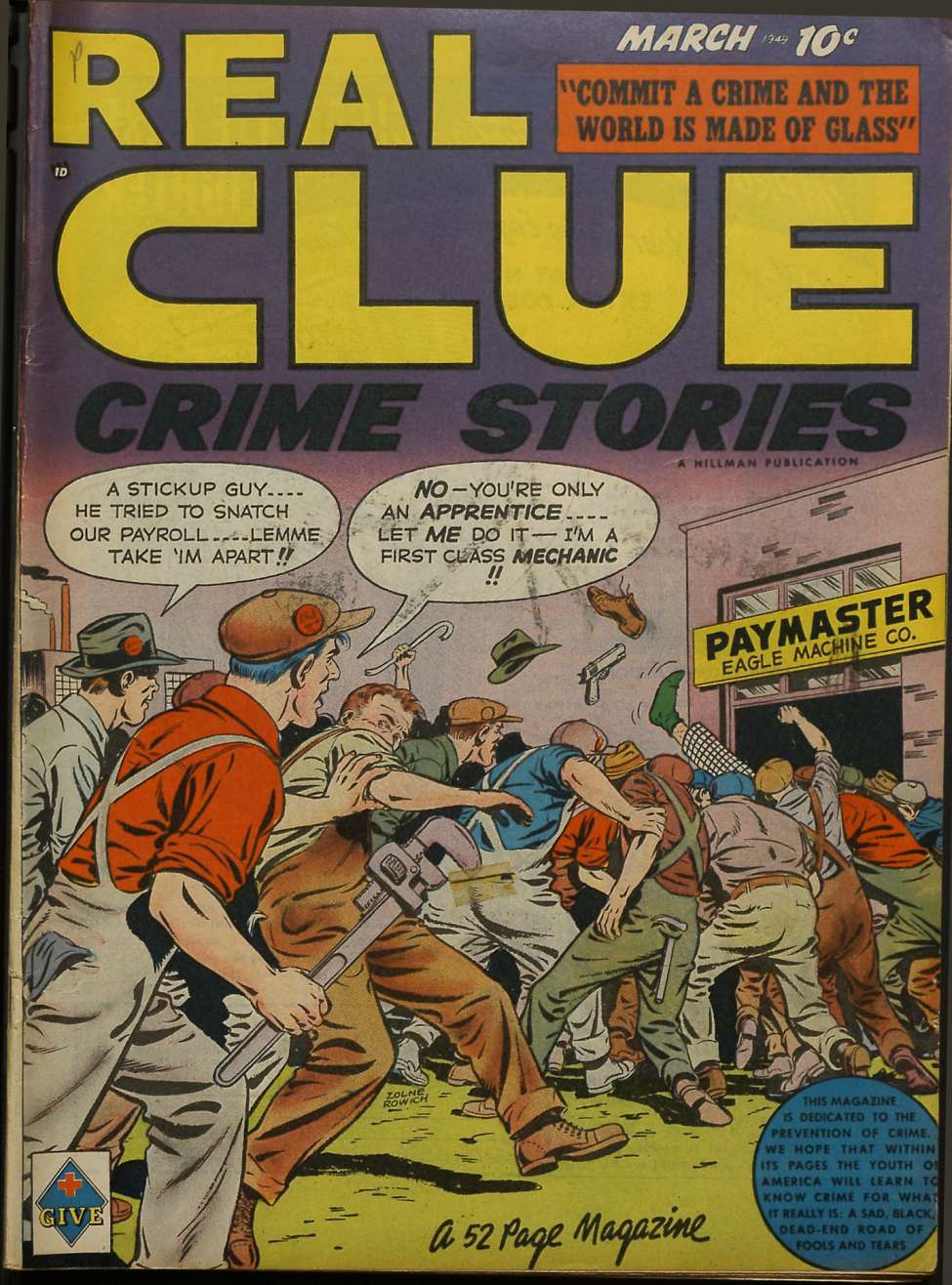 Book Cover For Real Clue Crime Stories v4 1