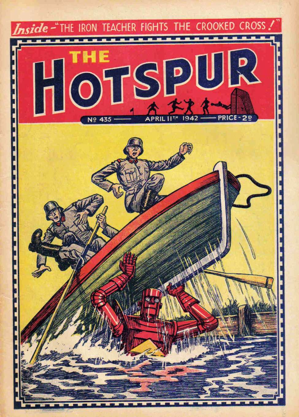 Comic Book Cover For The Hotspur 435