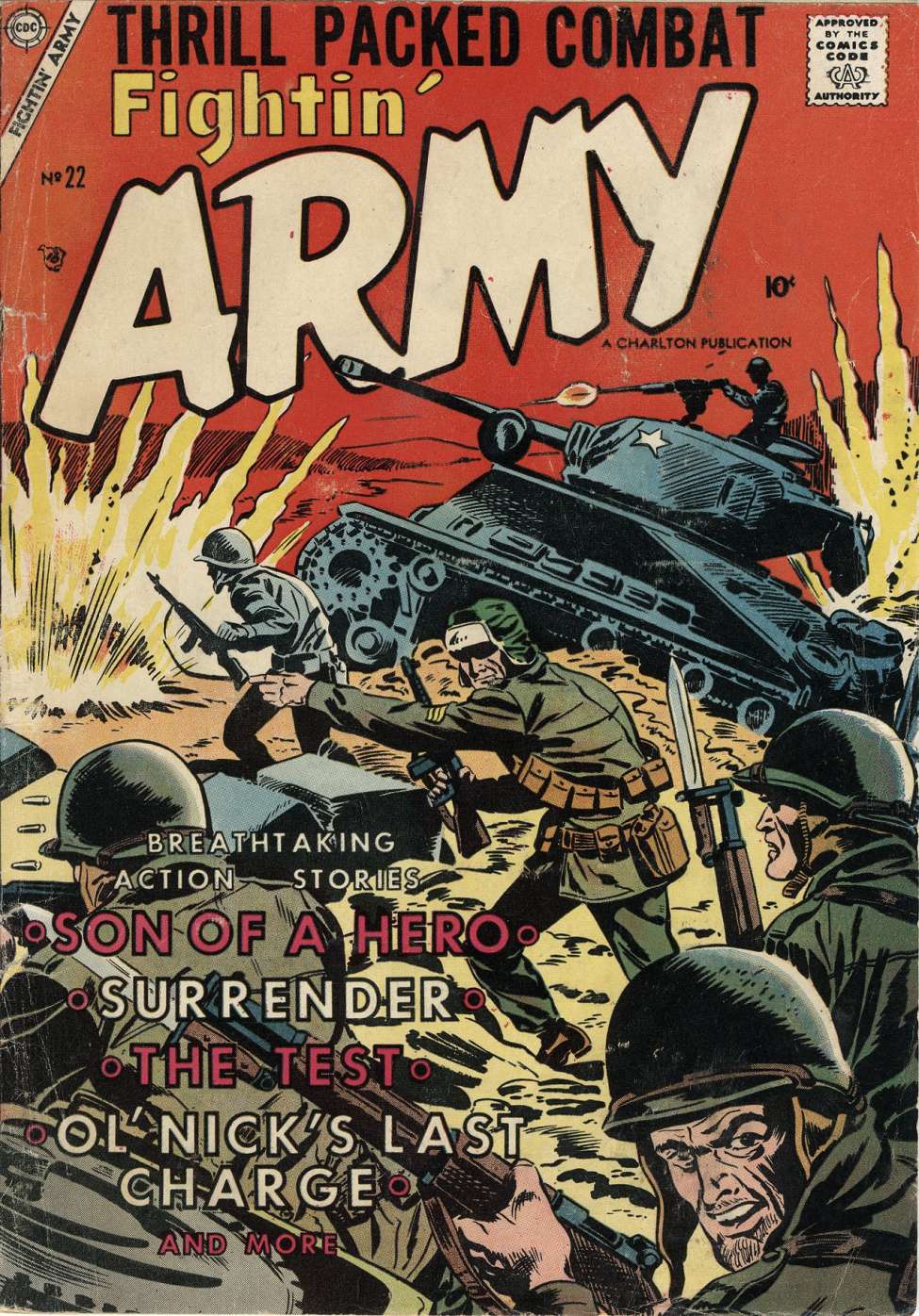 Book Cover For Fightin' Army 22