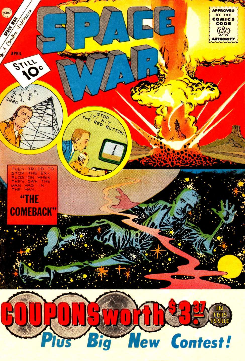 Comic Book Cover For Space War 10