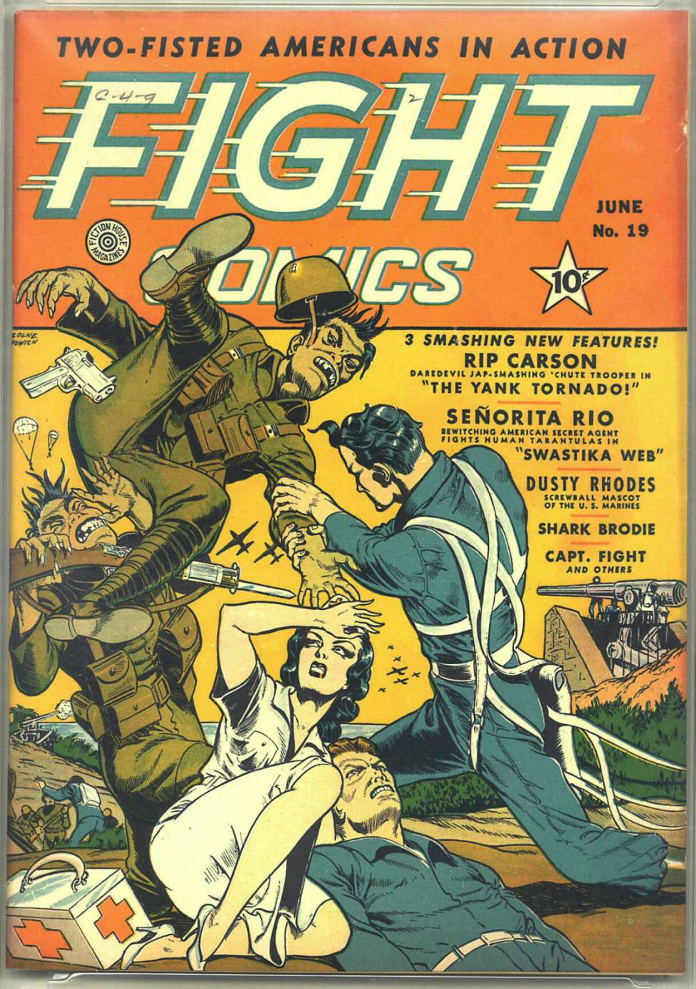 Book Cover For Fight Comics 19