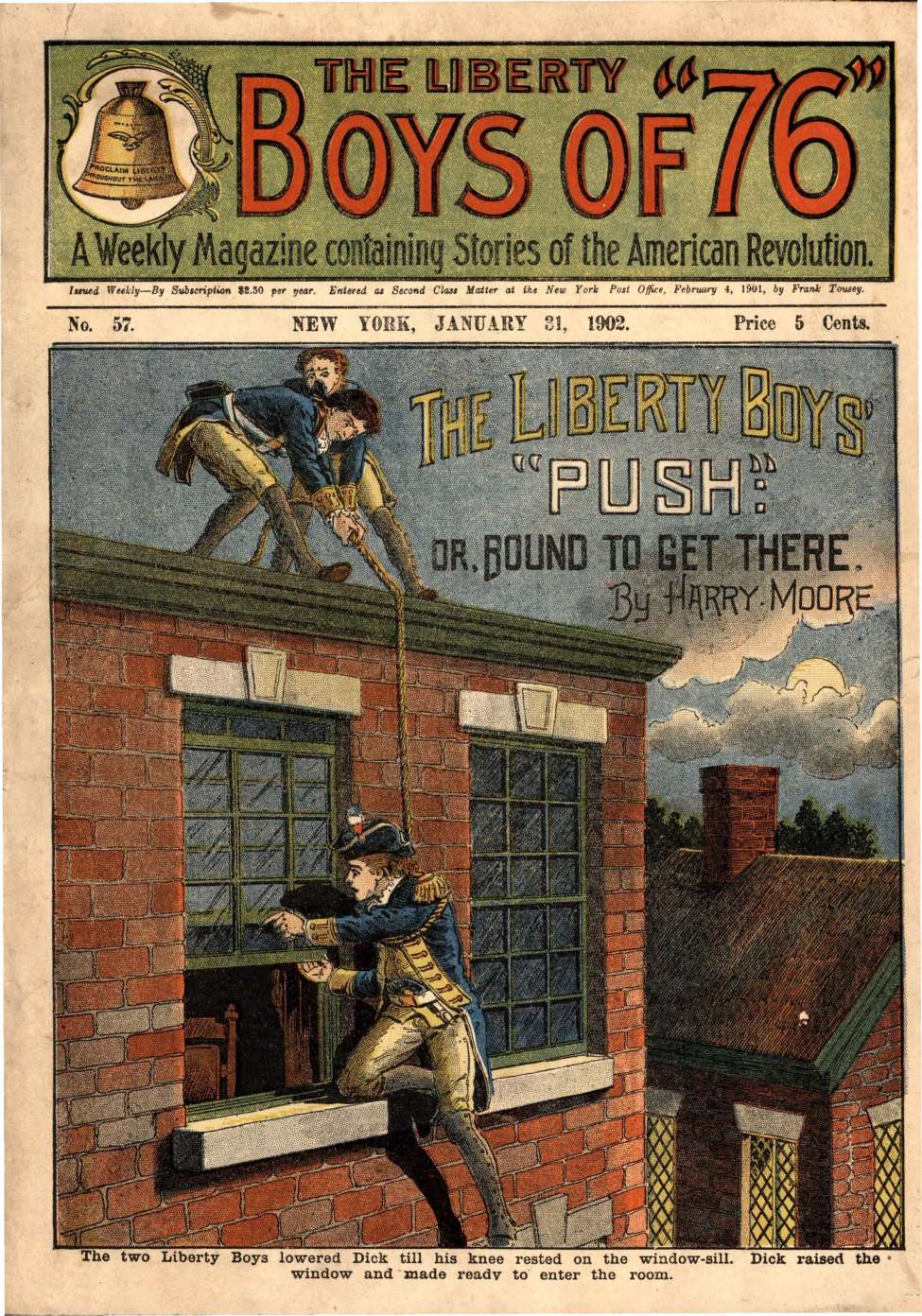 Book Cover For The Liberty Boys of 76 57 - The Liberty Boys' "Push"