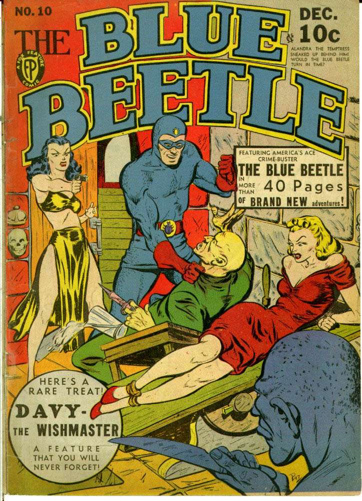 Comic Book Cover For Blue Beetle 10