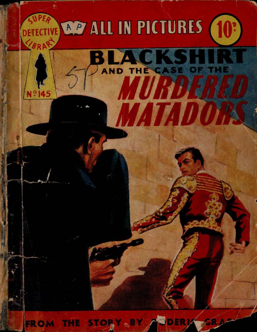 Book Cover For Super Detective Library 145 - The Case of the Murdered Matadors