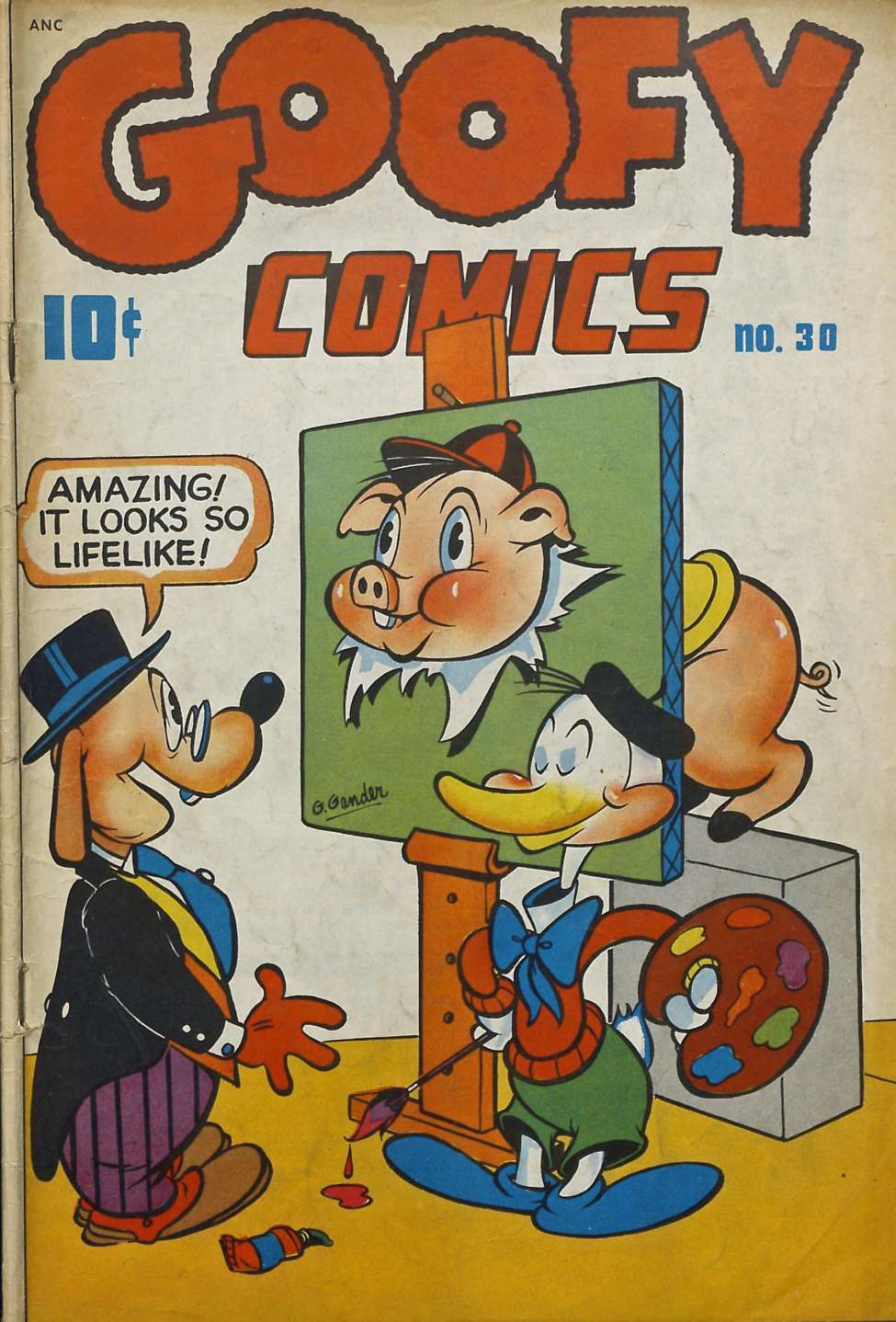 Comic Book Cover For Goofy Comics 30