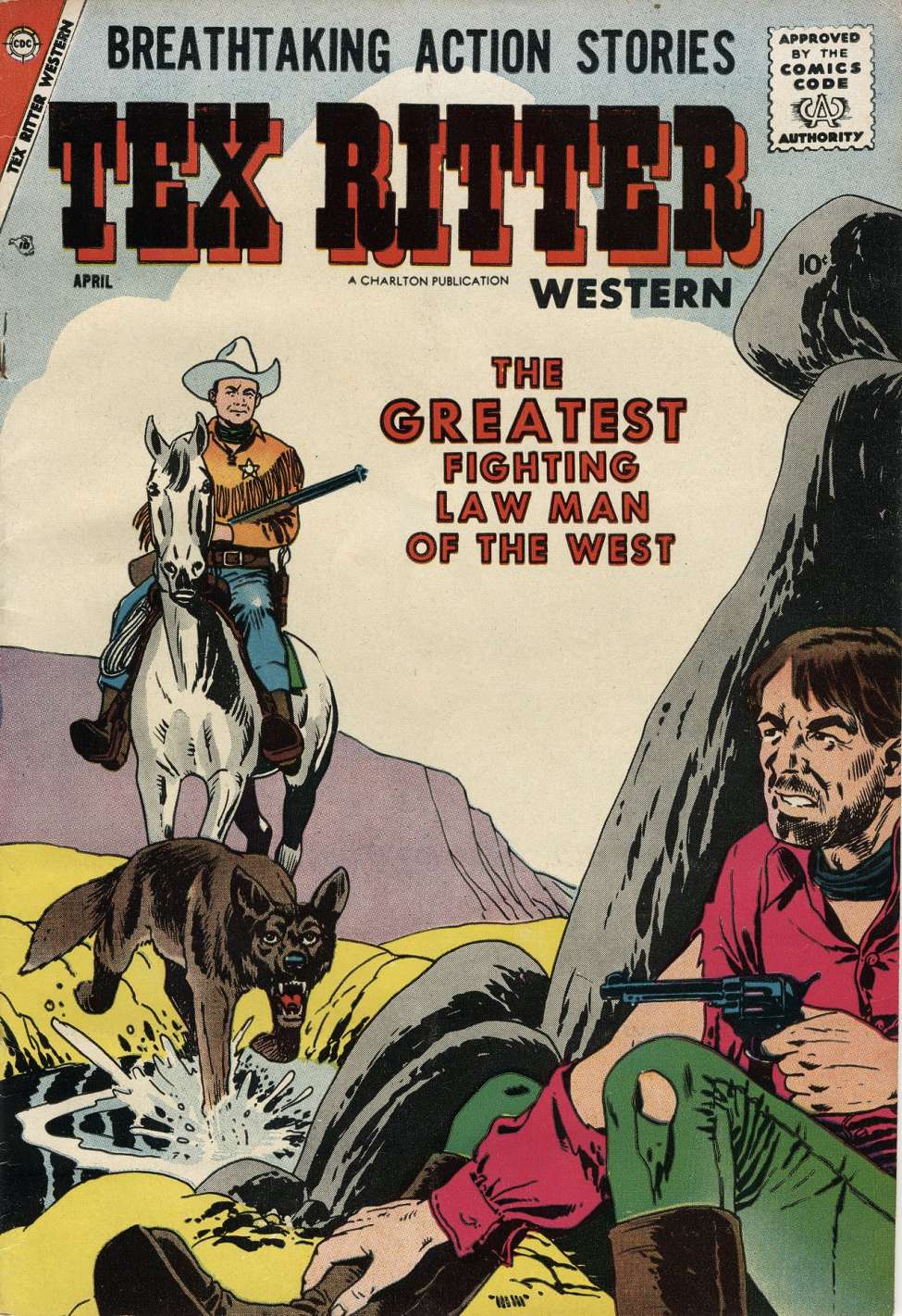 Comic Book Cover For Tex Ritter Western 40