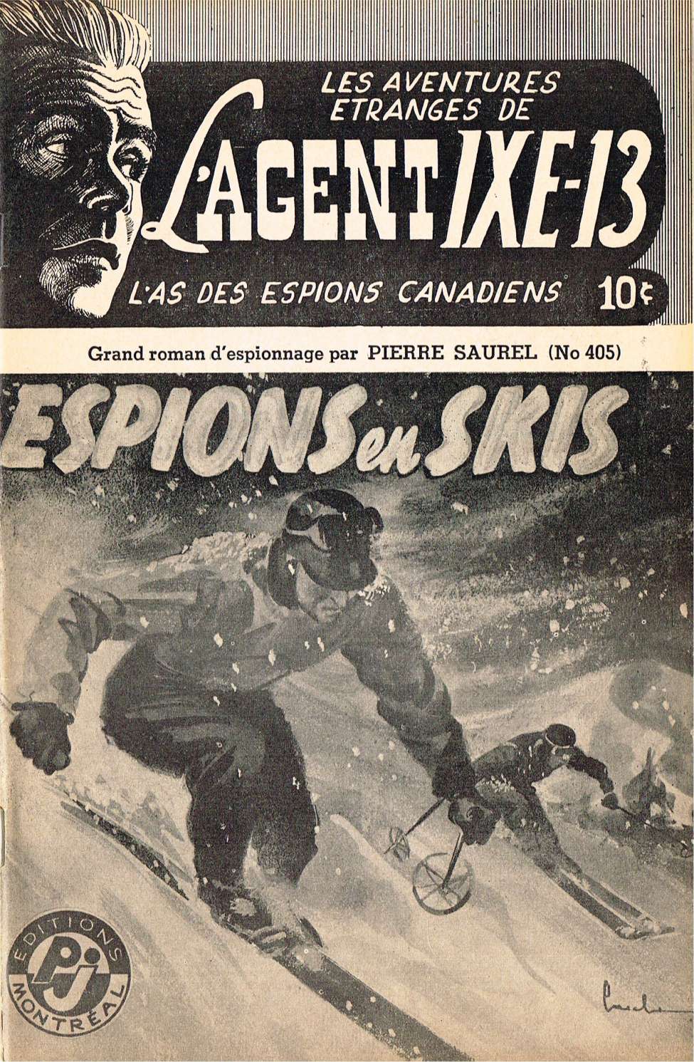 Book Cover For L'Agent IXE-13 v2 405 - Espions en skis