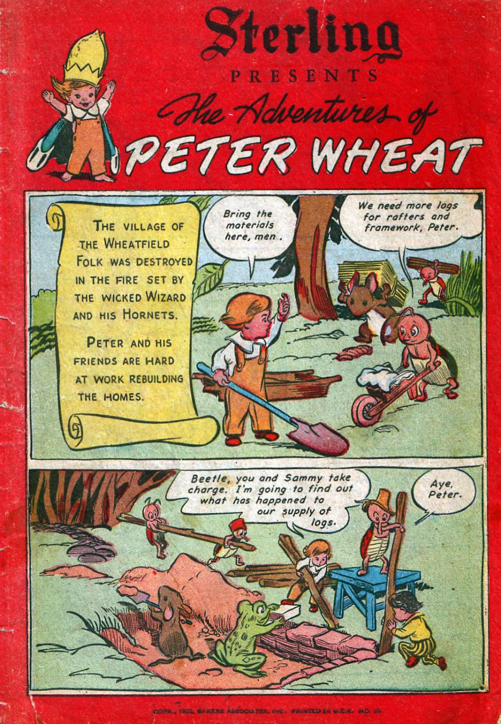 Comic Book Cover For The Adventures of Peter Wheat 23