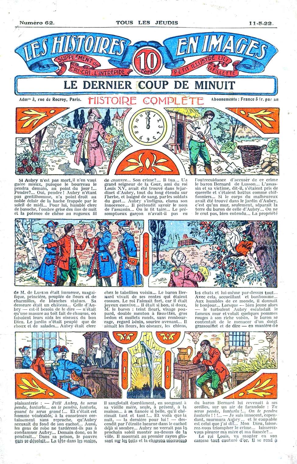 Book Cover For Les Histoires en Images 62 - Le Dernier Coup de Minuit