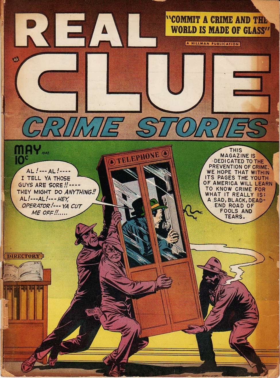 Book Cover For Real Clue Crime Stories v3 3 - Version 1
