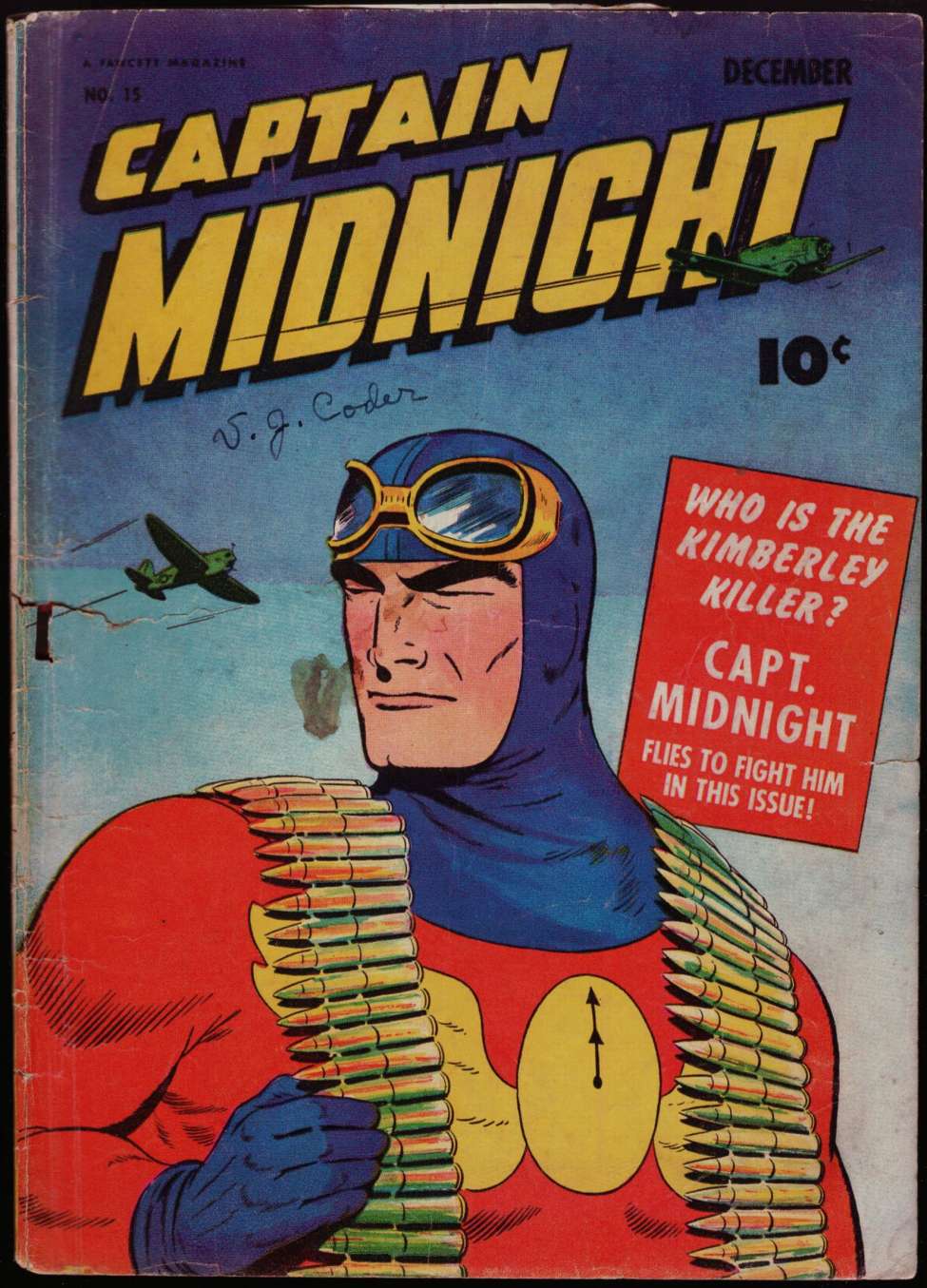 Comic Book Cover For Captain Midnight 15