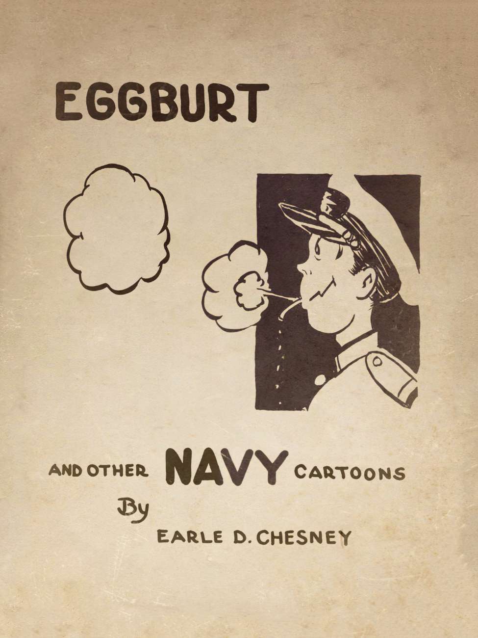 Book Cover For Eggburt and Other Navy Cartoons - Earle D. Chesney
