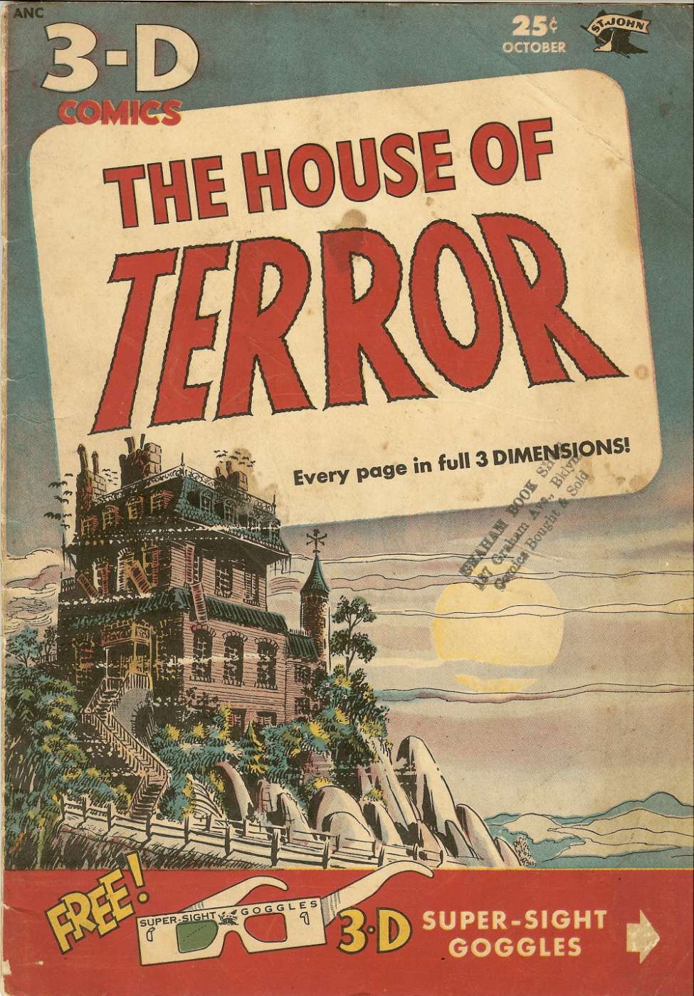 Comic Book Cover For House of Terror 1 - Version 1