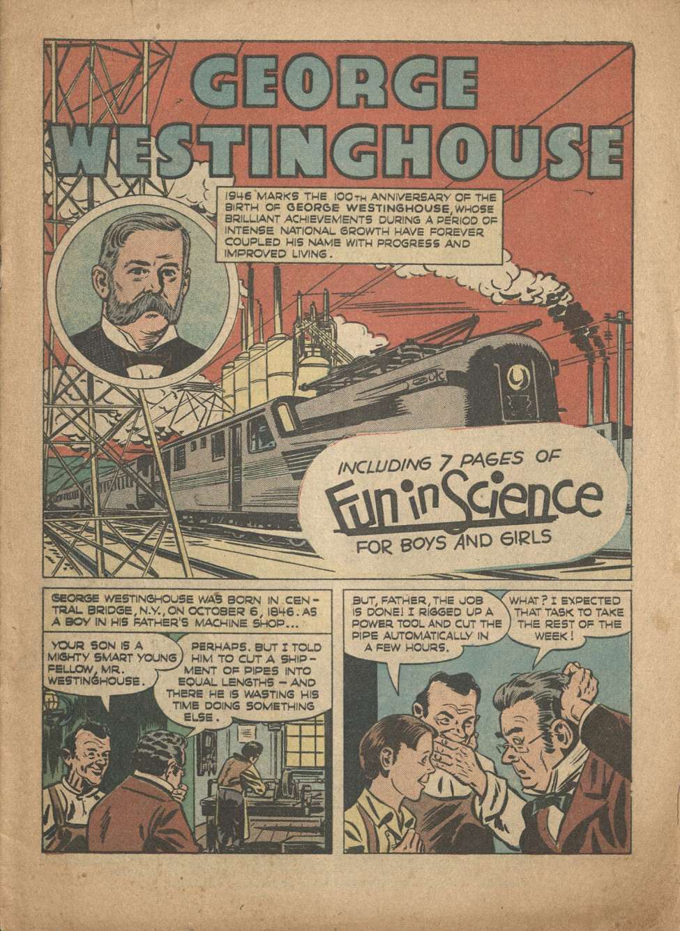 Book Cover For George Westinghouse - Westinghouse Electric Corp