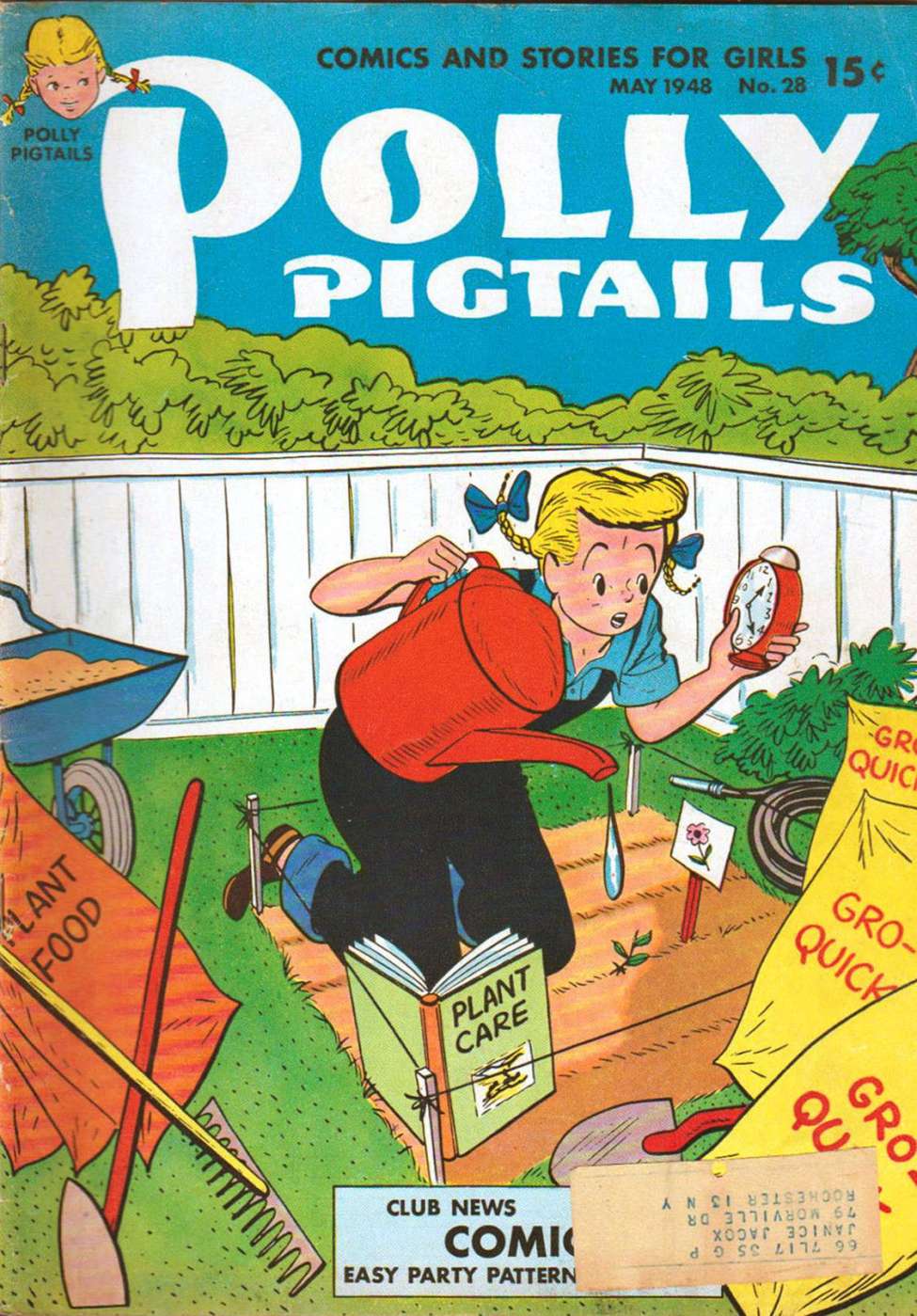 Book Cover For Polly Pigtails 28