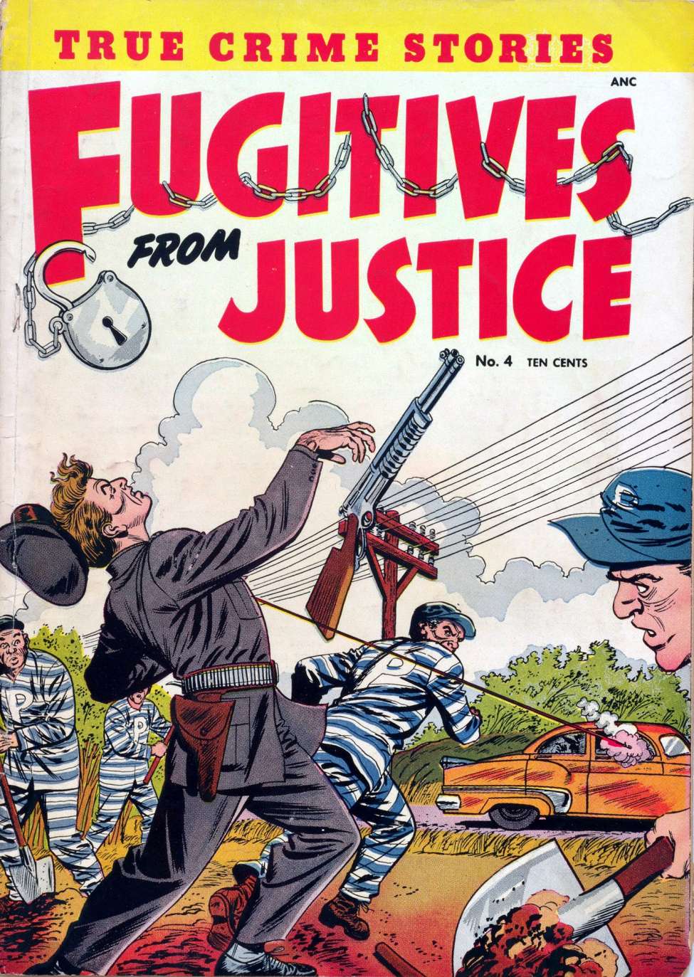 Comic Book Cover For Fugitives from Justice 4