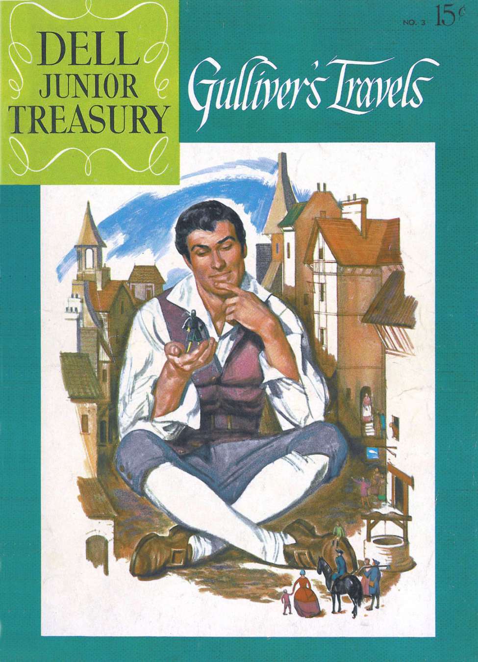 Comic Book Cover For Dell Junior Treasury 3 - Gulliver's Travels