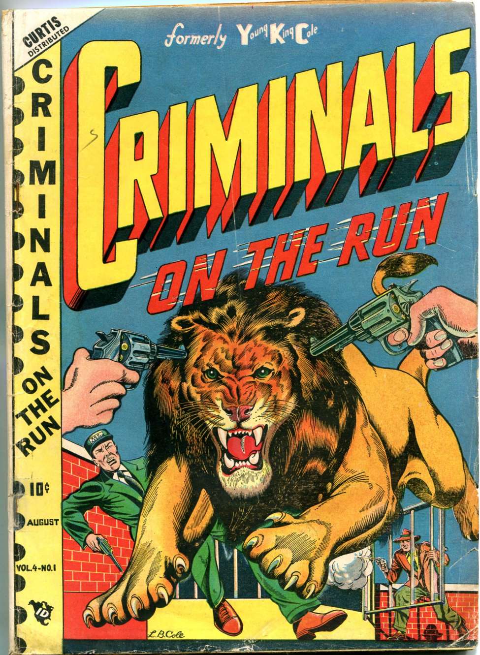 Comic Book Cover For Criminals on the Run v4 1