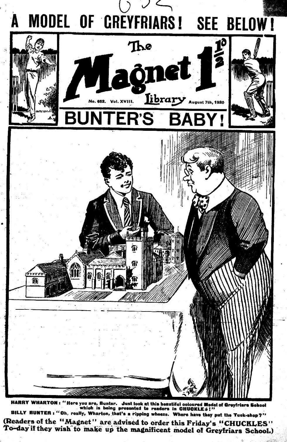 Book Cover For The Magnet 652 - Bunter's Baby