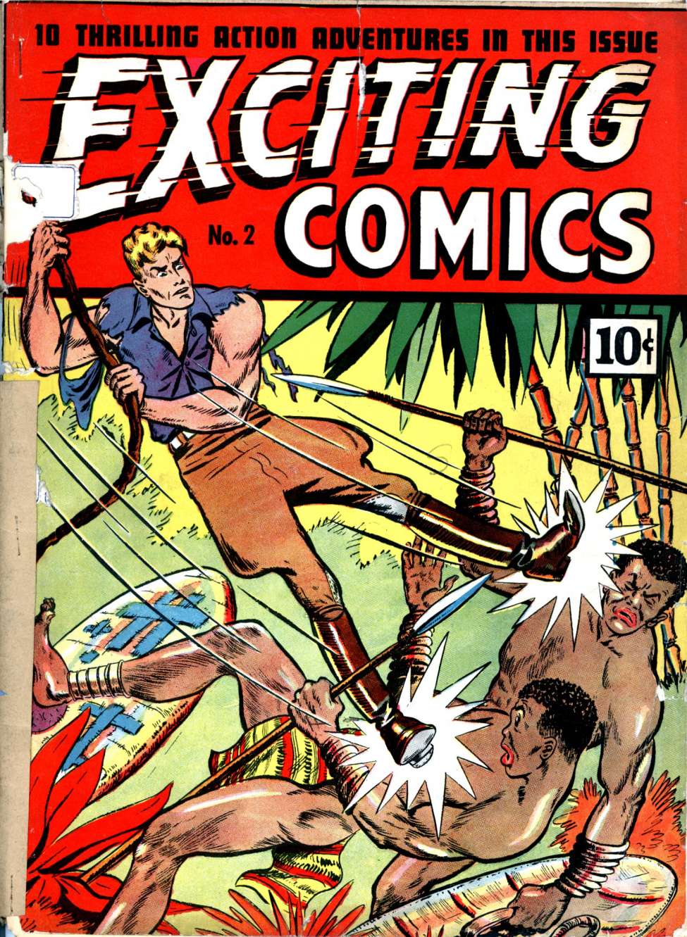 Comic Book Cover For Exciting Comics 2 (paper/14fiche) - Version 2