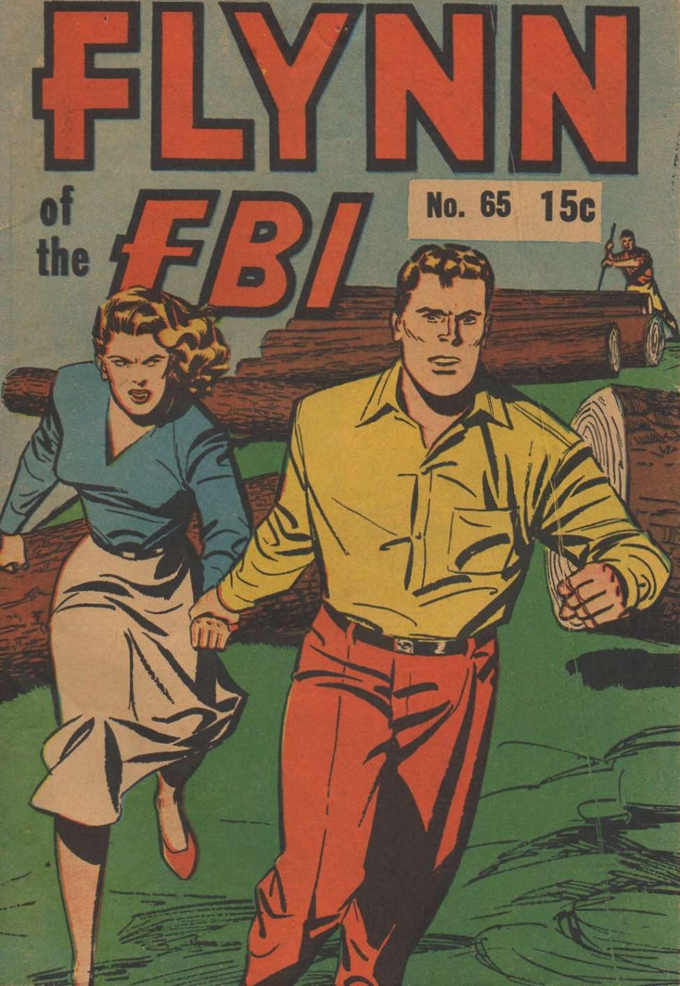 Comic Book Cover For Flynn of The FBI 65