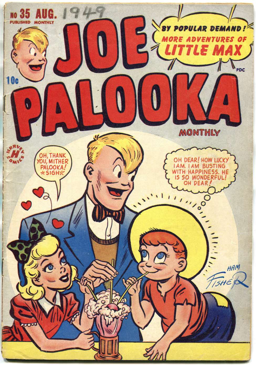 Comic Book Cover For Joe Palooka Comics 35