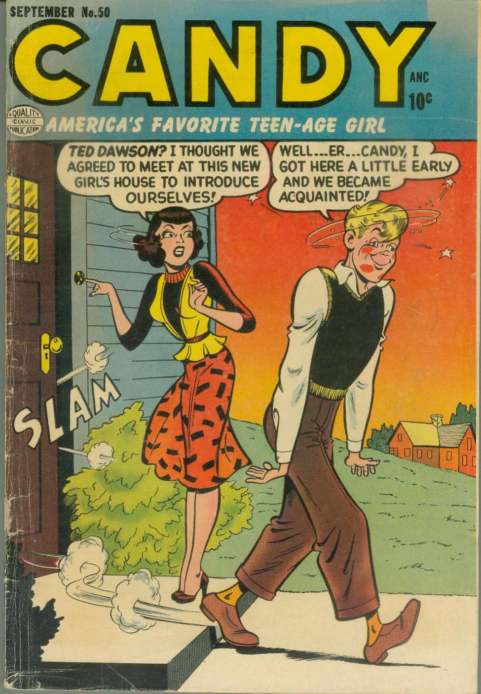 Comic Book Cover For Candy 50