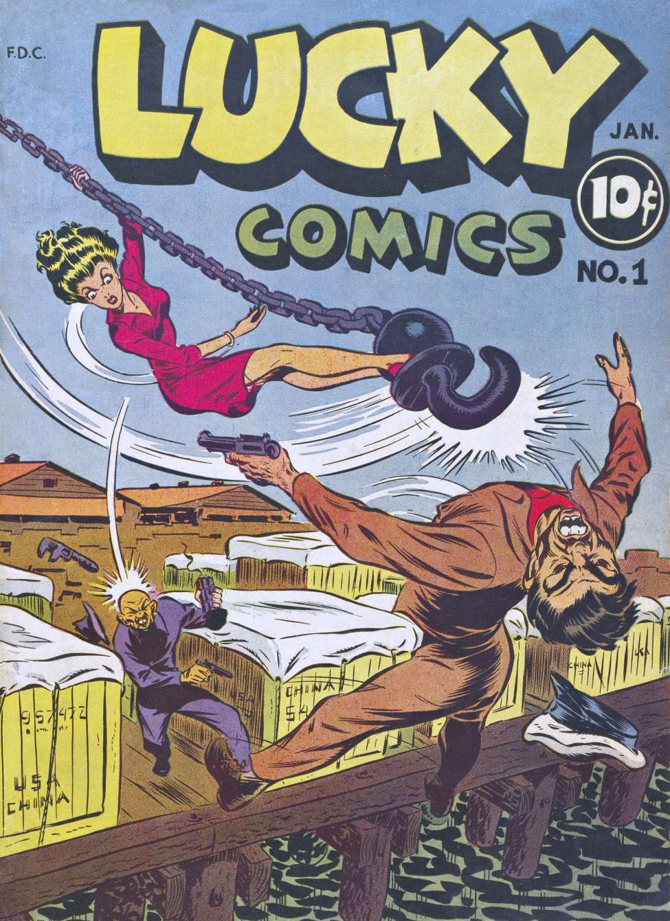 Comic Book Cover For Lucky Comics 1 - Version 2