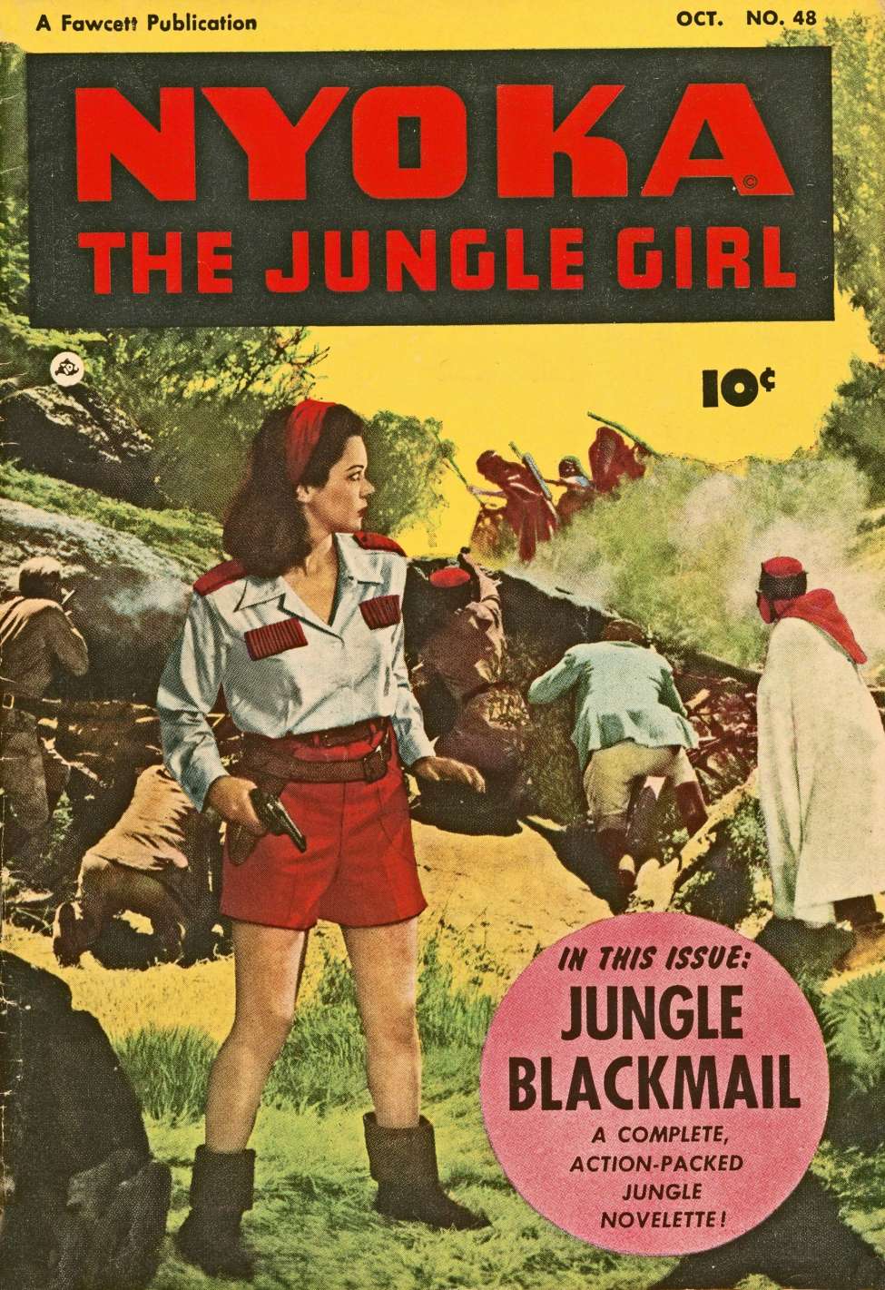 Book Cover For Nyoka the Jungle Girl 48 - Version 2
