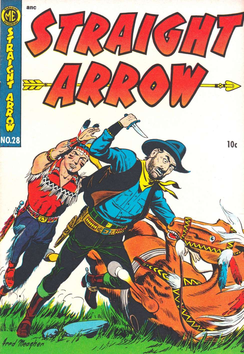 Comic Book Cover For Straight Arrow 28