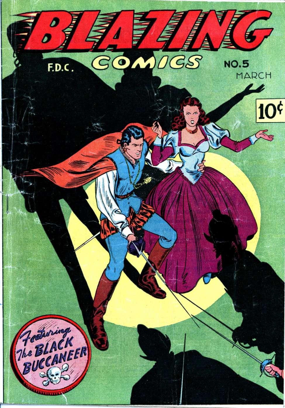 Comic Book Cover For Blazing Comics 5 (alt) - Version 2