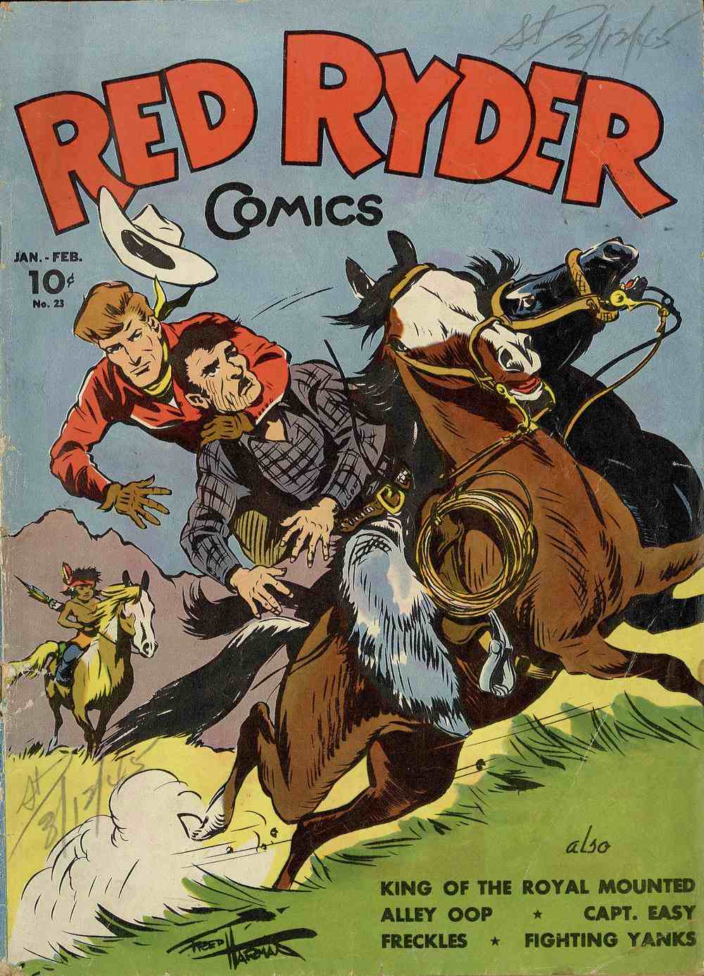 Book Cover For Red Ryder Comics 23