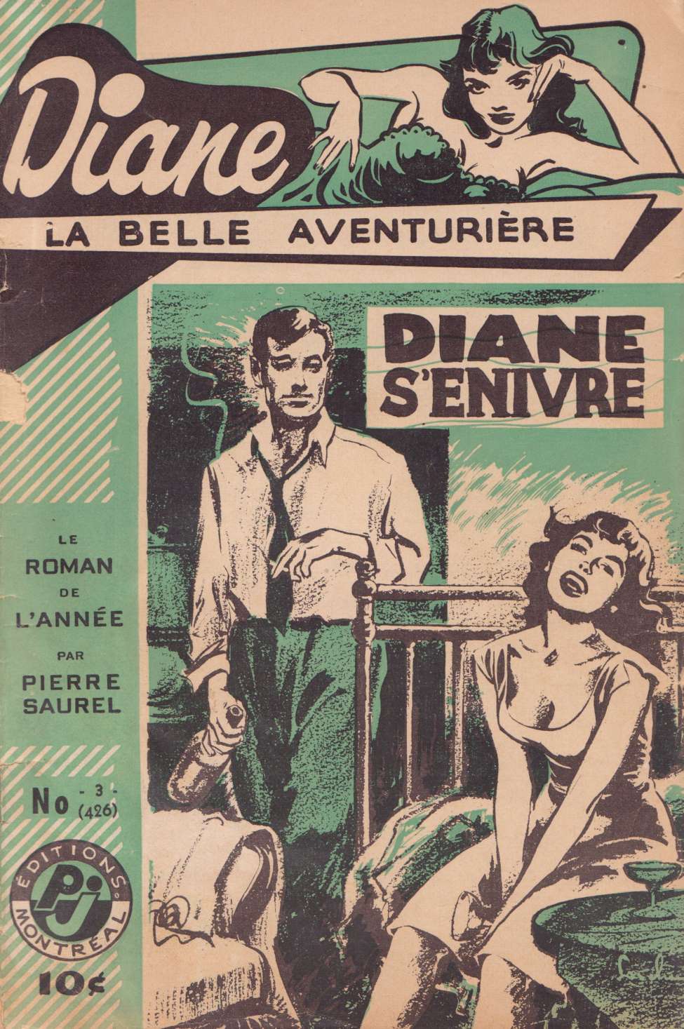 Comic Book Cover For Diane, La Belle Aventuriere 3 - Diane s'enivre