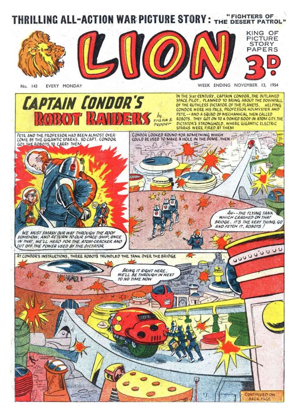 Comic Book Cover For Lion 143