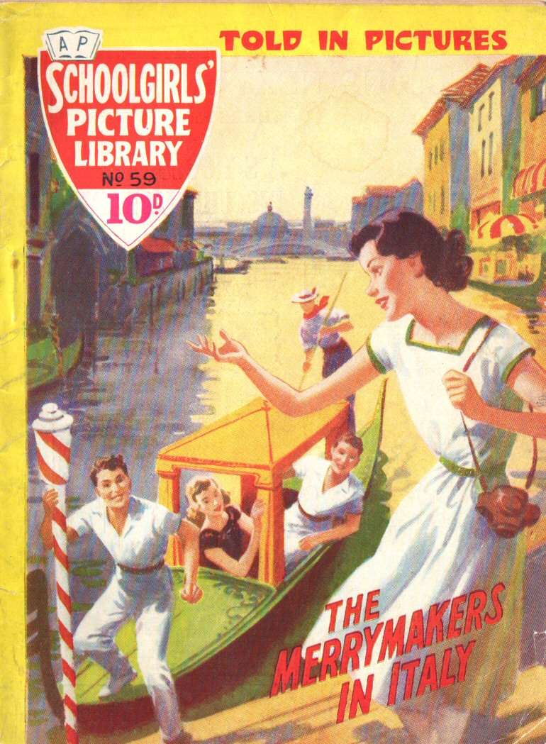 Comic Book Cover For Schoolgirls' Picture Library 59 - The Merrymakers in Italy